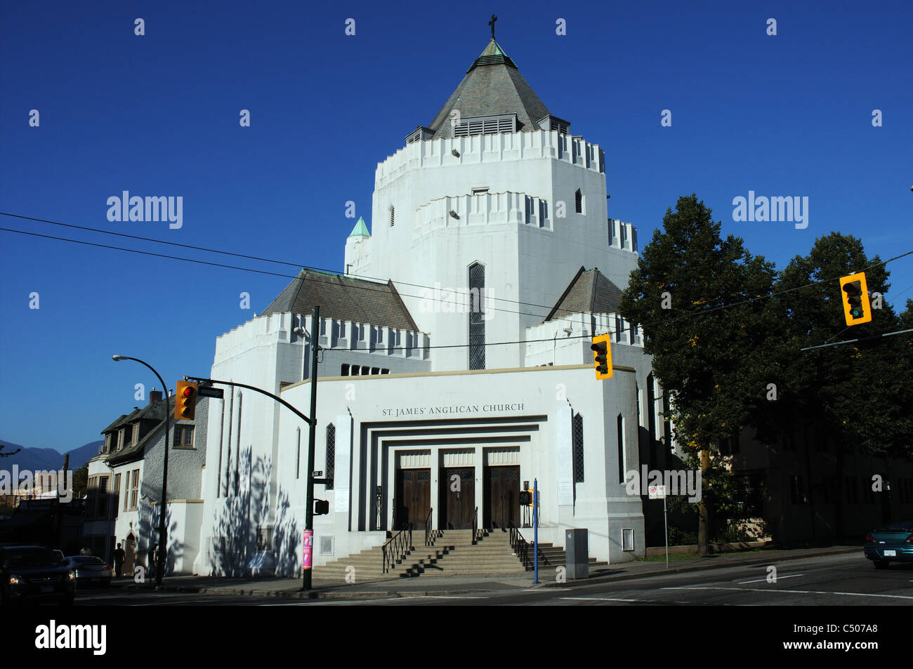 St James Anglican Church in Vancouver, Canada Stock Photo