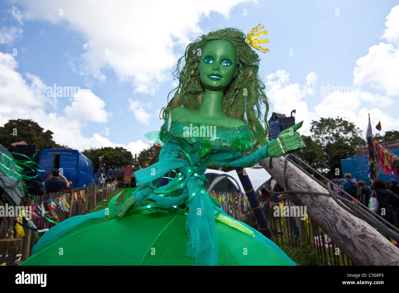 Kids field at the Glastonbury Festival 2011 Stock Photo - Alamy