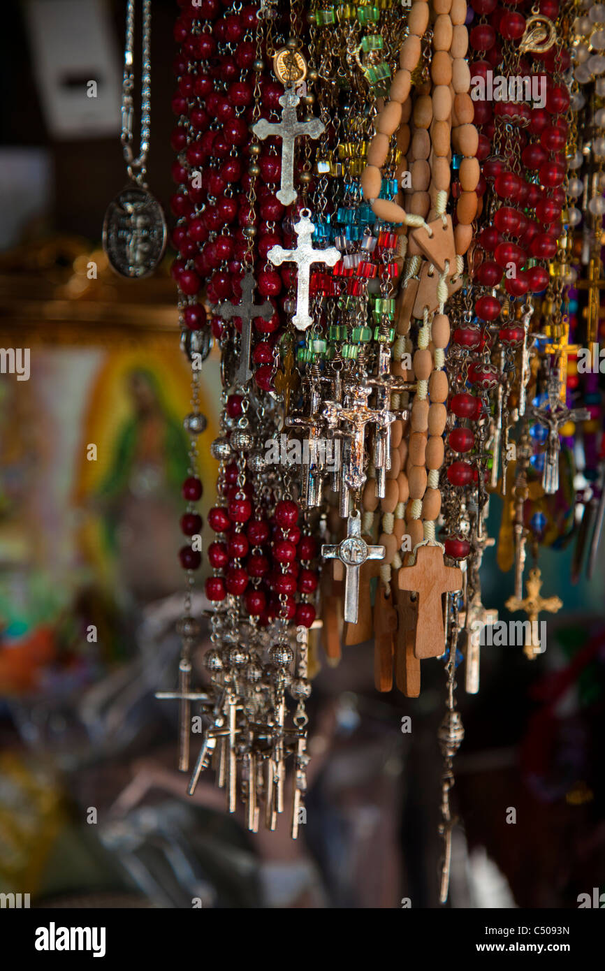 Close up of rosaries Stock Photo