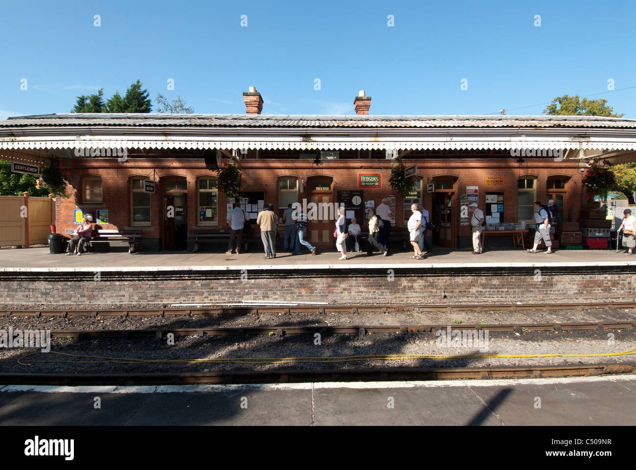 Gloucester and Warwickshire railway station at Toddington Stock Photo