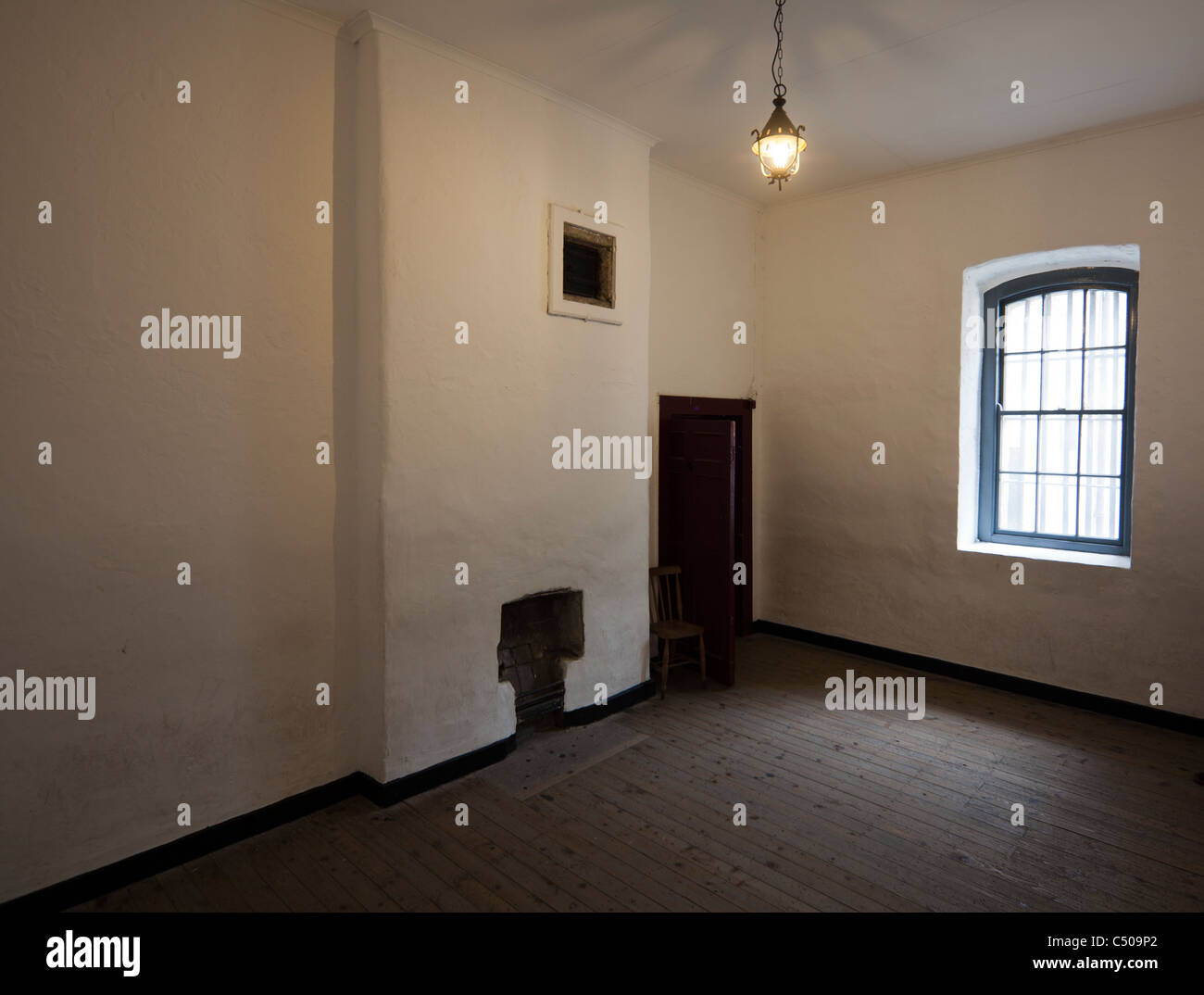 Charles Stuart Parnell's room in Kilmainham Gaol, Dublin, Ireland Stock Photo