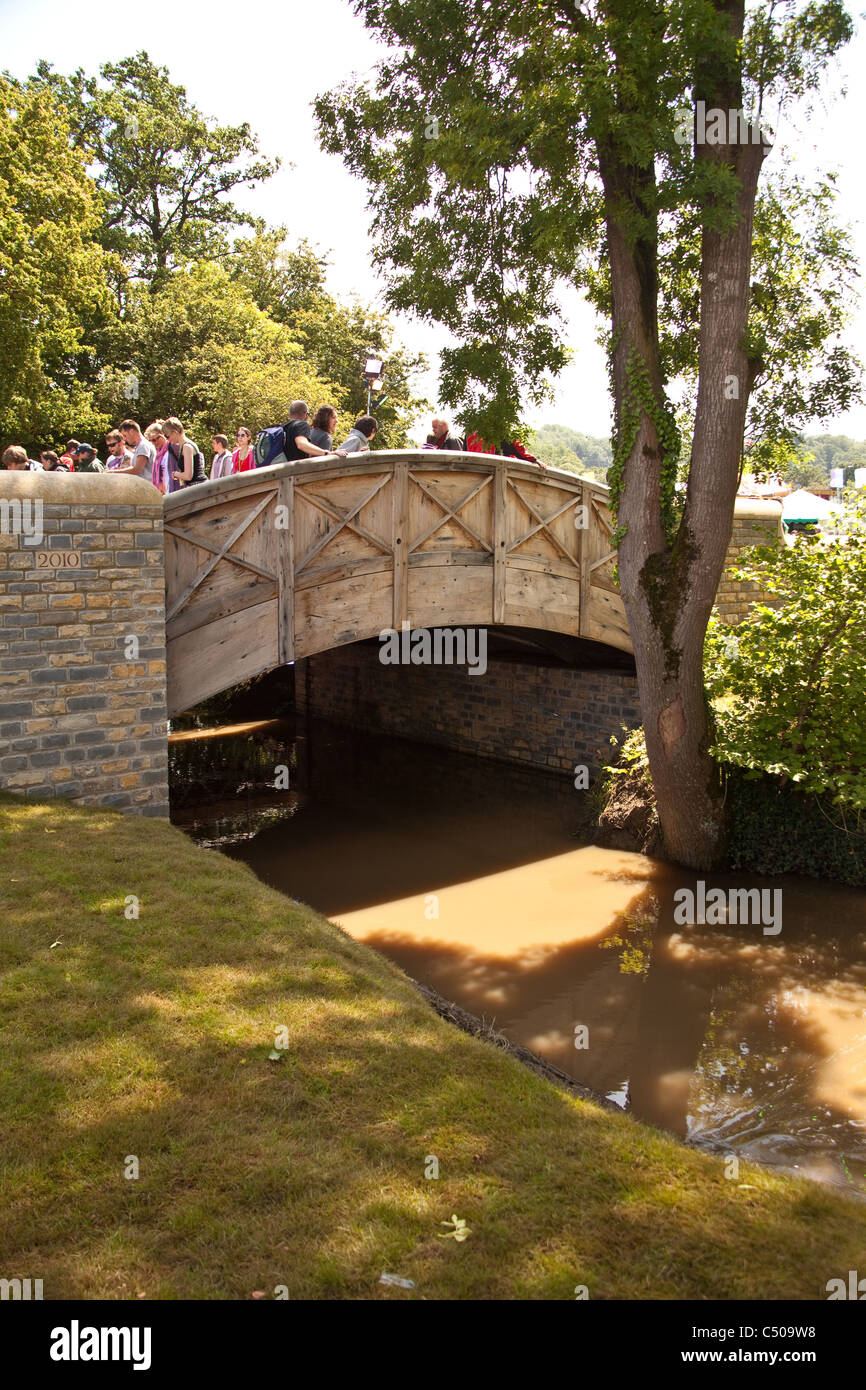 Bella's bridge at the Glastonbury Festival 2011, Worthy Farm, Somerset