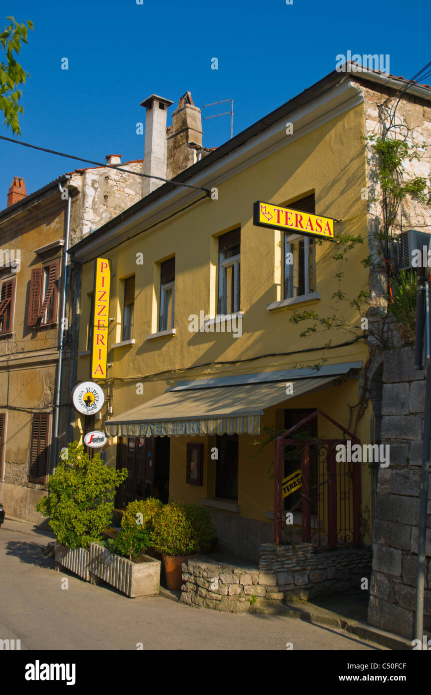 Pizzeria Jupiter exterior Castropola street Pula the Istrian peninsula  Croatia Europe Stock Photo - Alamy