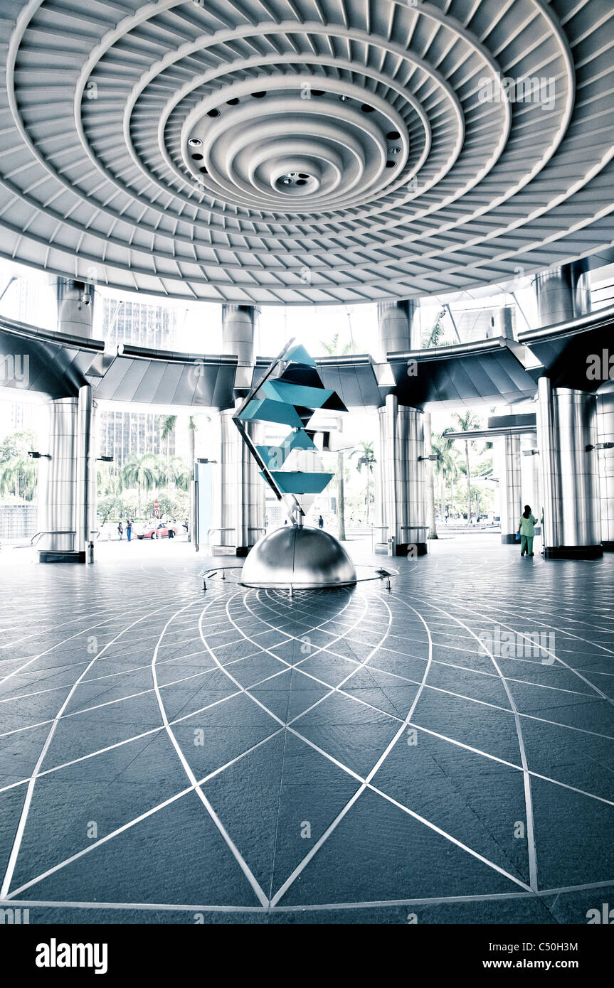 Entrance to Petronas Twin Towers, Kuala Lumpur, Malaysia, Southeast Asia, Asia Stock Photo