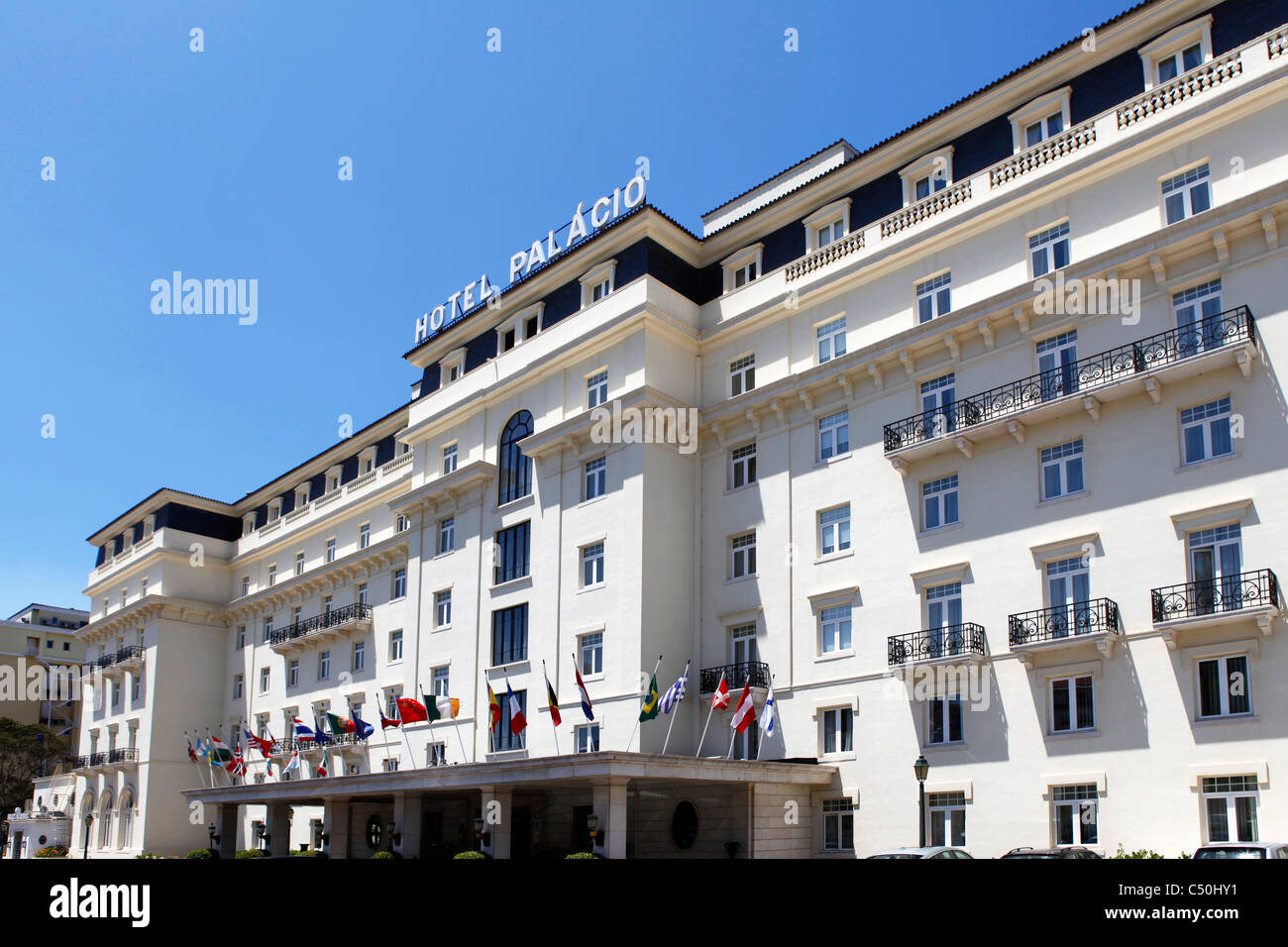 The Hotel Palacio in Estoril, Portugal. Stock Photo