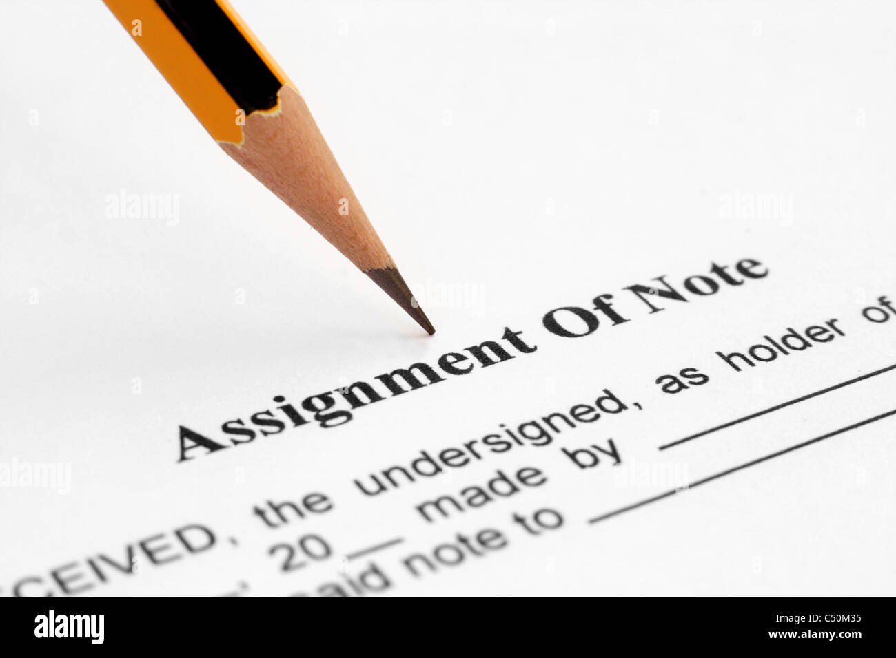 Assignment Of Note Example Homework note hi-res stock photography and images - Alamy