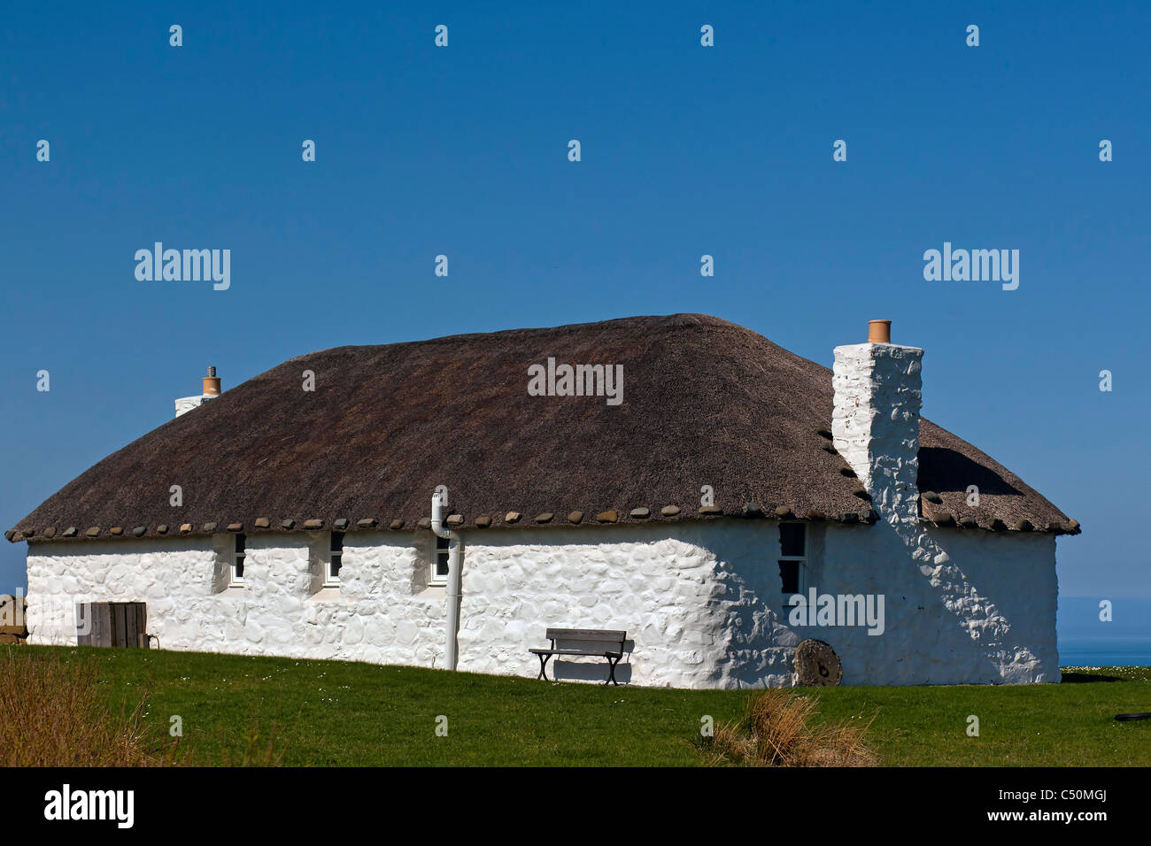 House in the Isle of Skye, Scotland, Europe Stock Photo