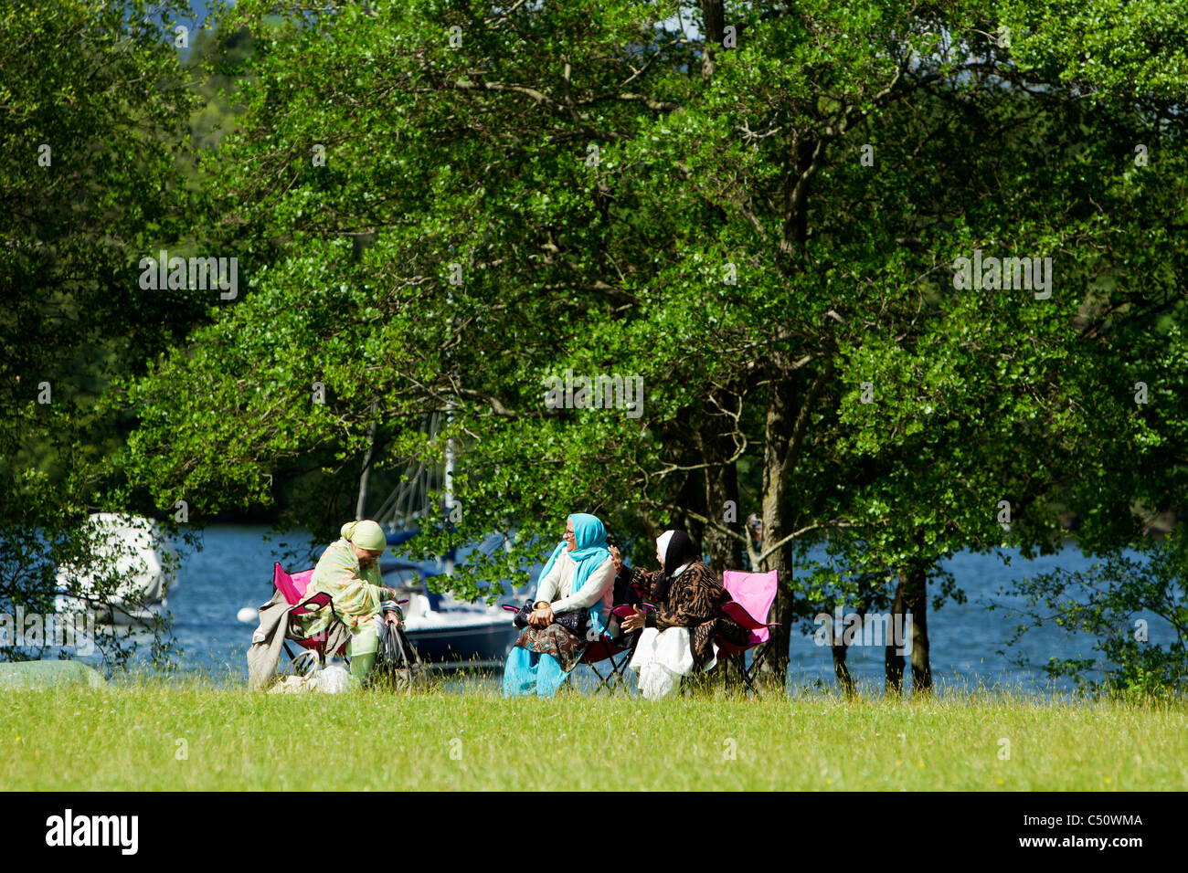 Asian tourists Stock Photo