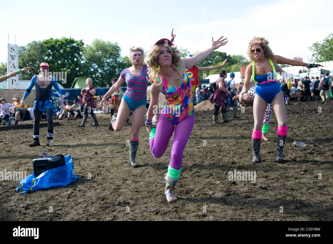 Mud Woman Glastonbury High Resolution Stock Photography and Images - Alamy
