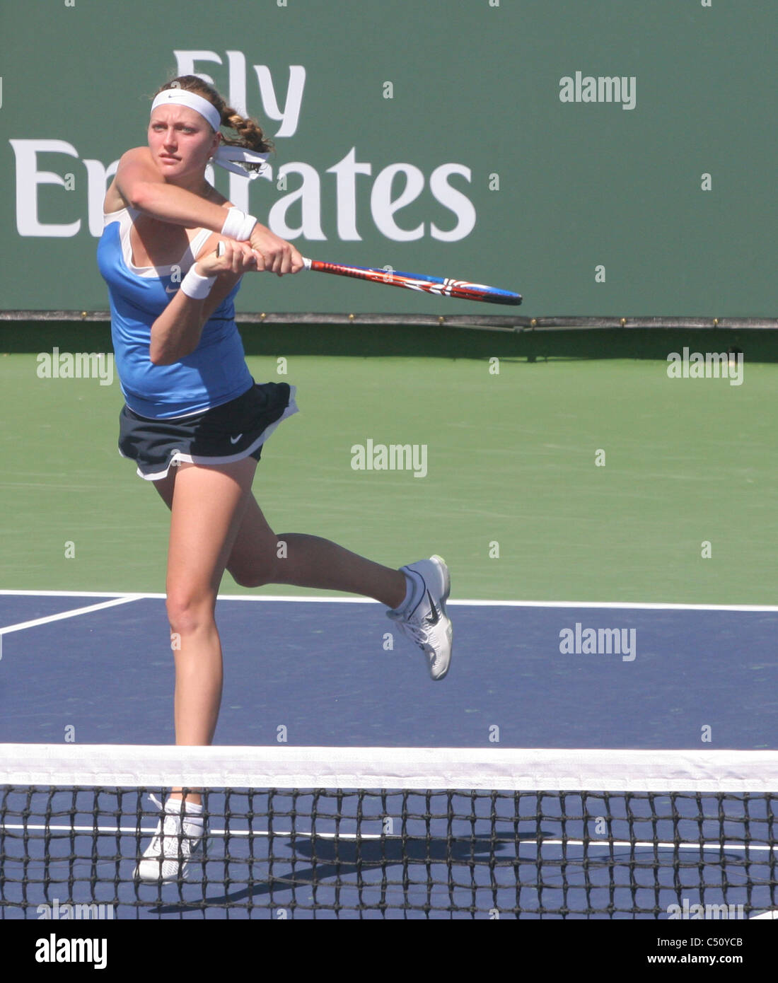Petra Kvitova, tennis, BNP Paribas, Indian Wells Stock Photo