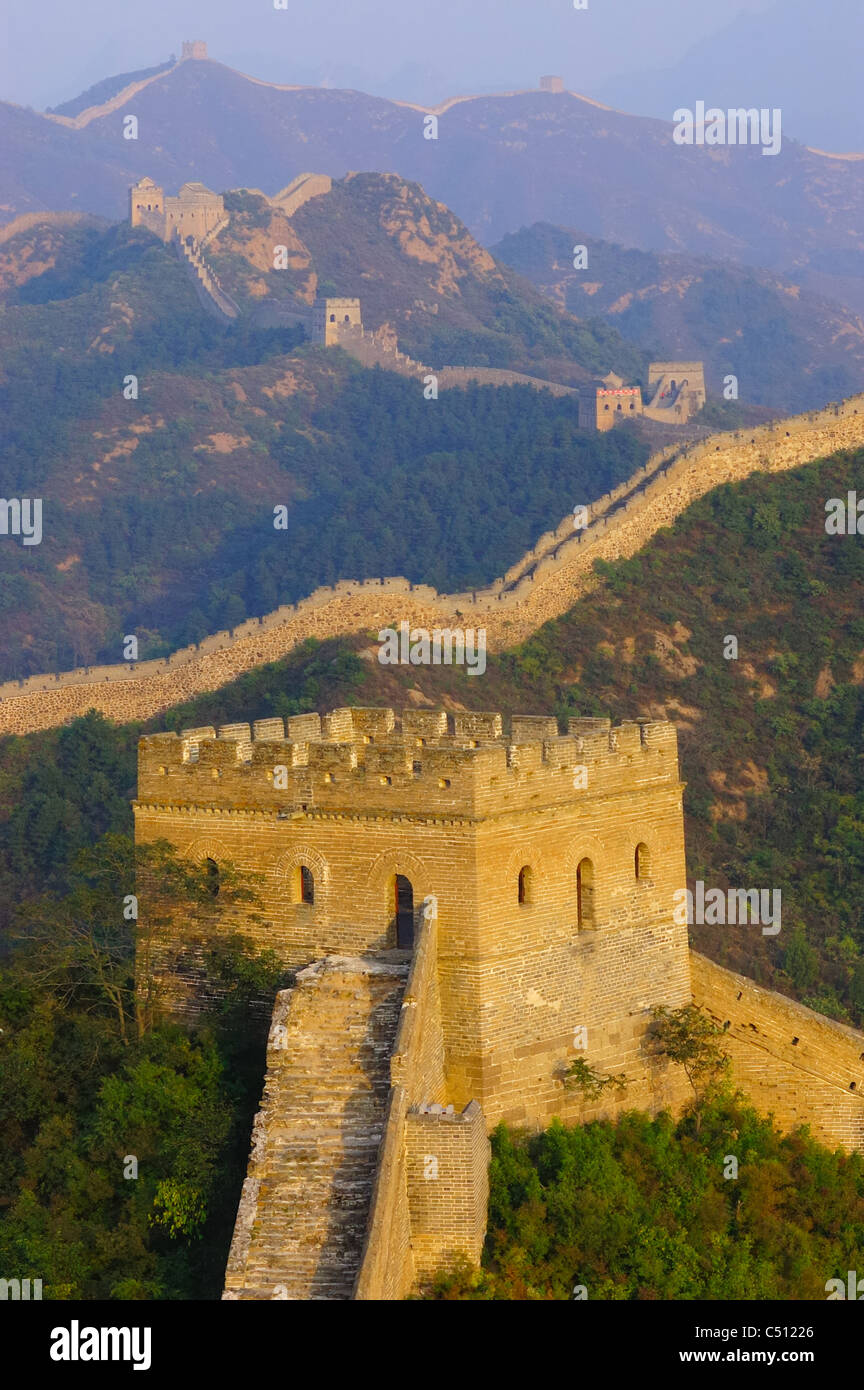 The great Wall of China(Jinshanling) Stock Photo