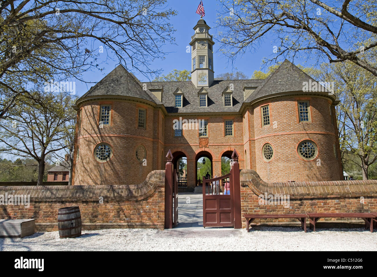 The Capitol, Colonial Williamsburg Virginia Stock Photo 37517990 Alamy