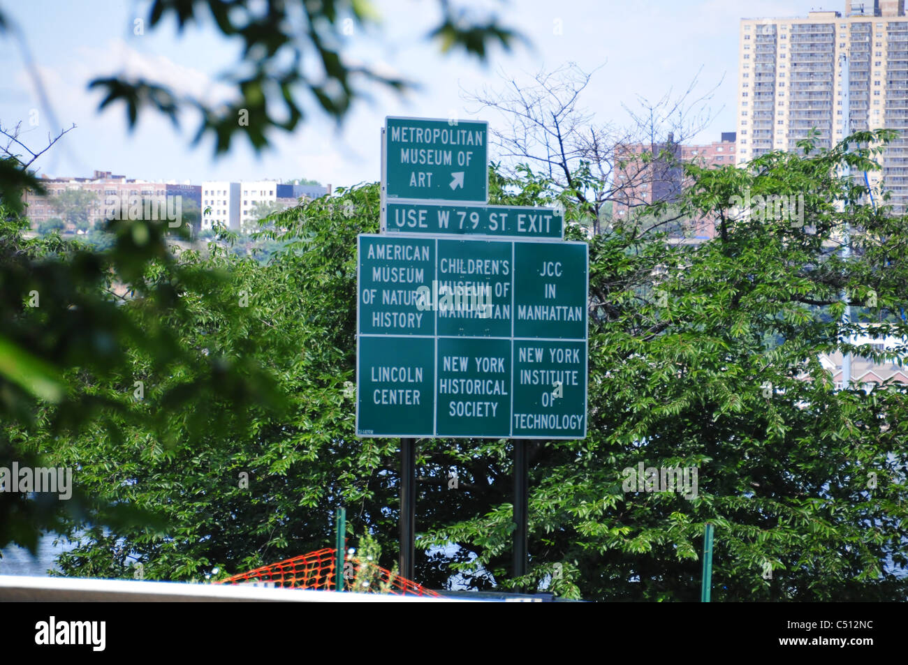 New York Street Signs and Directions Stock Photo Alamy