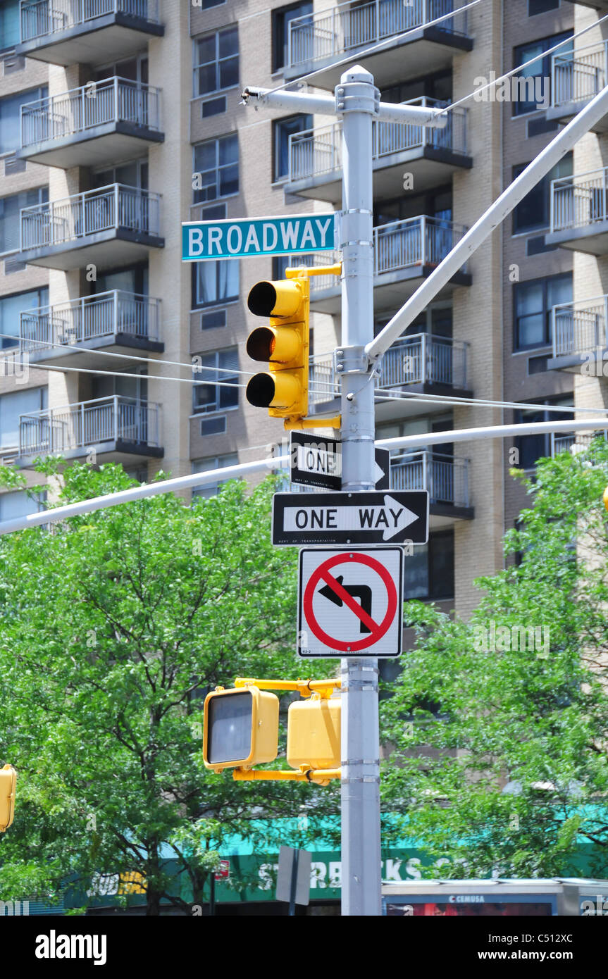 New York Street Signs Directions Stock Photos & New York Street Signs Directions Stock Images