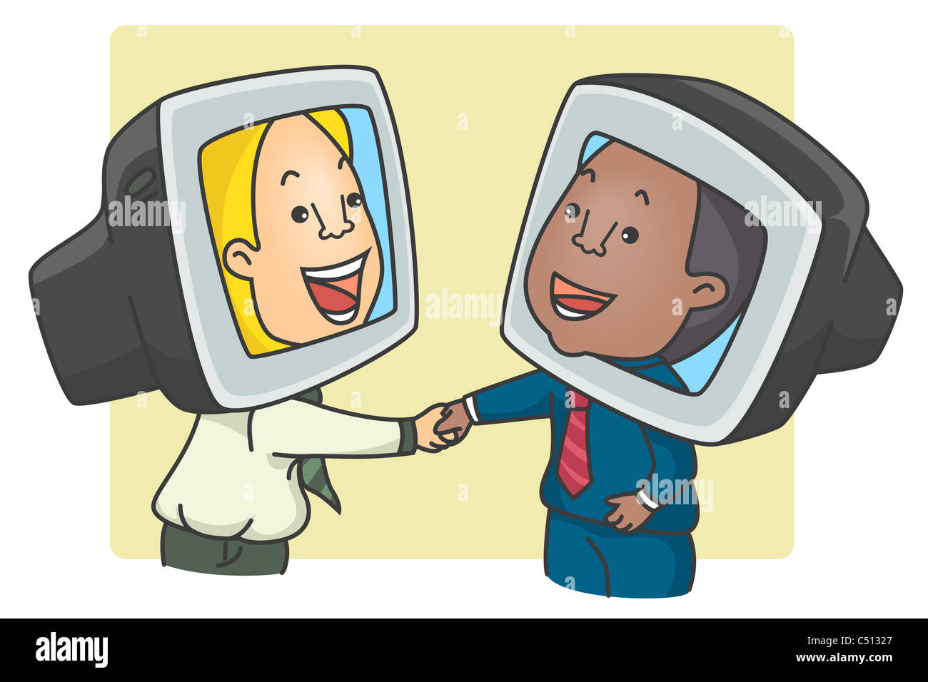 Business partner isolated cartoon hi-res stock photography and images ...