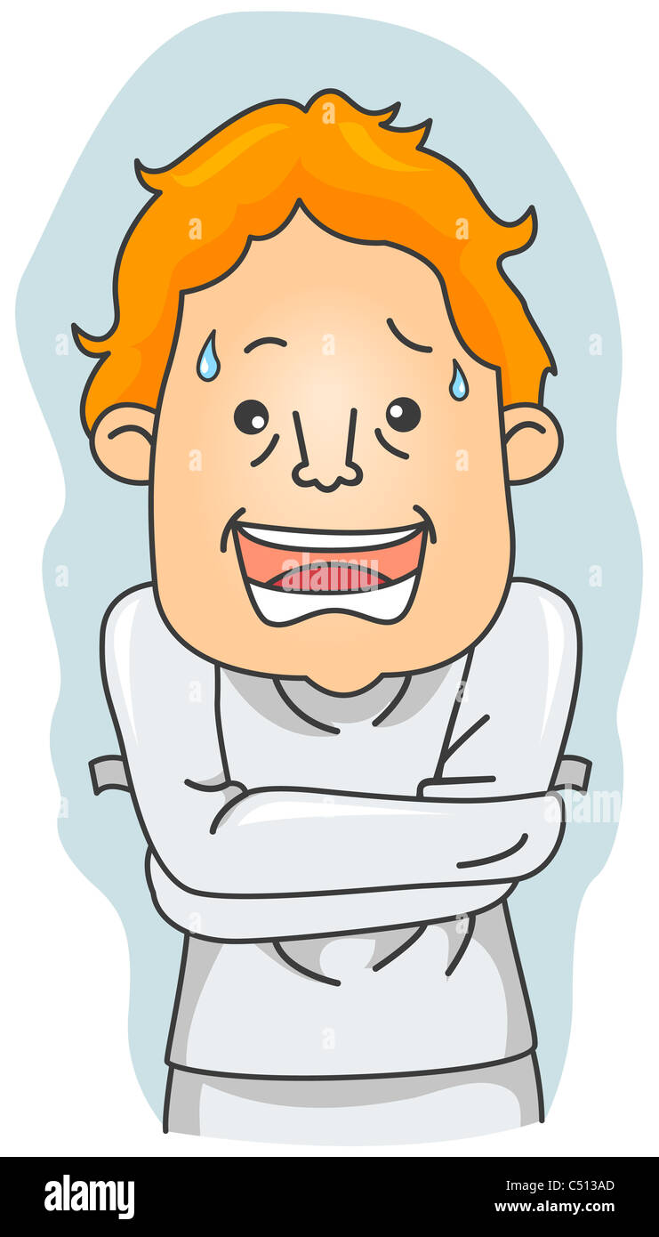 Crazy Man wearing Straitjacket with clipping path Stock Photo - Alamy