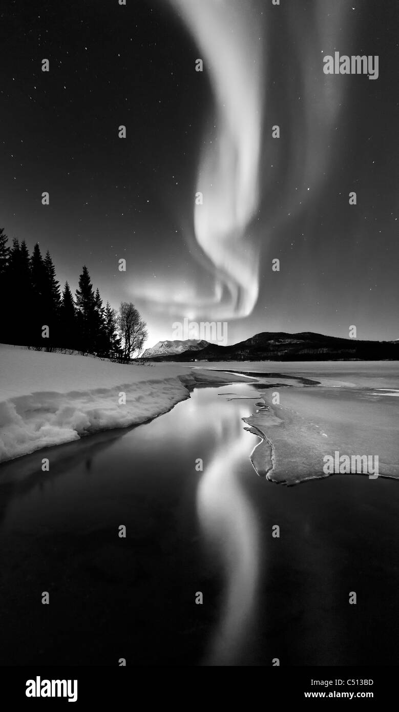 Borealis Black and White Stock Photos & Images Alamy
