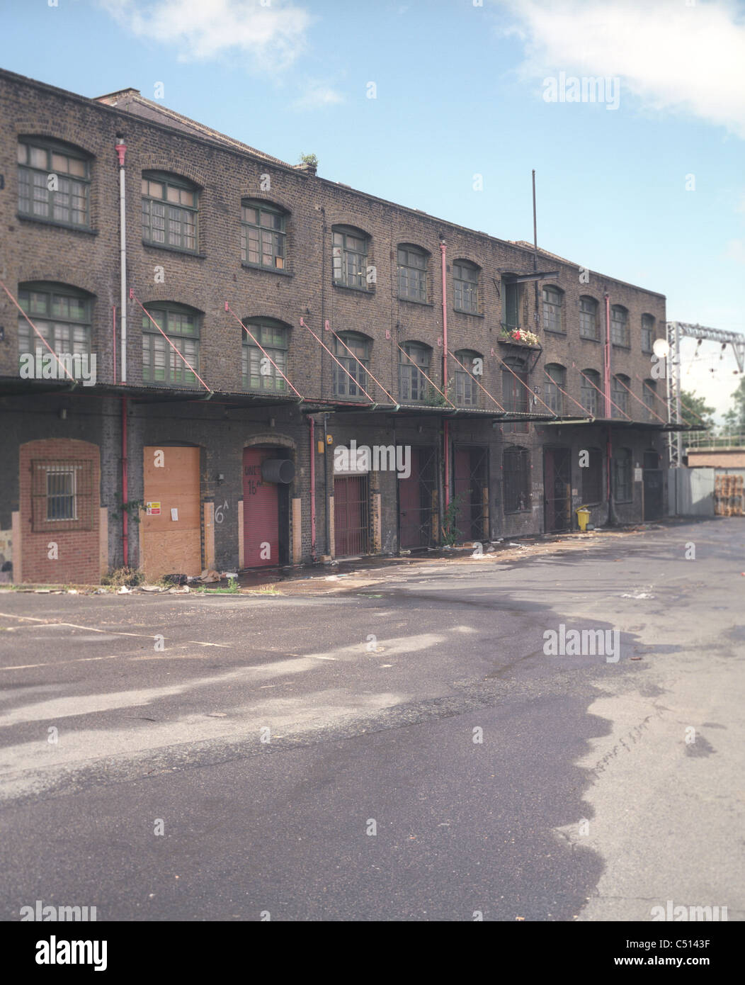 Bow industrial park, Hackney Wick, London, 2008 before demolition for