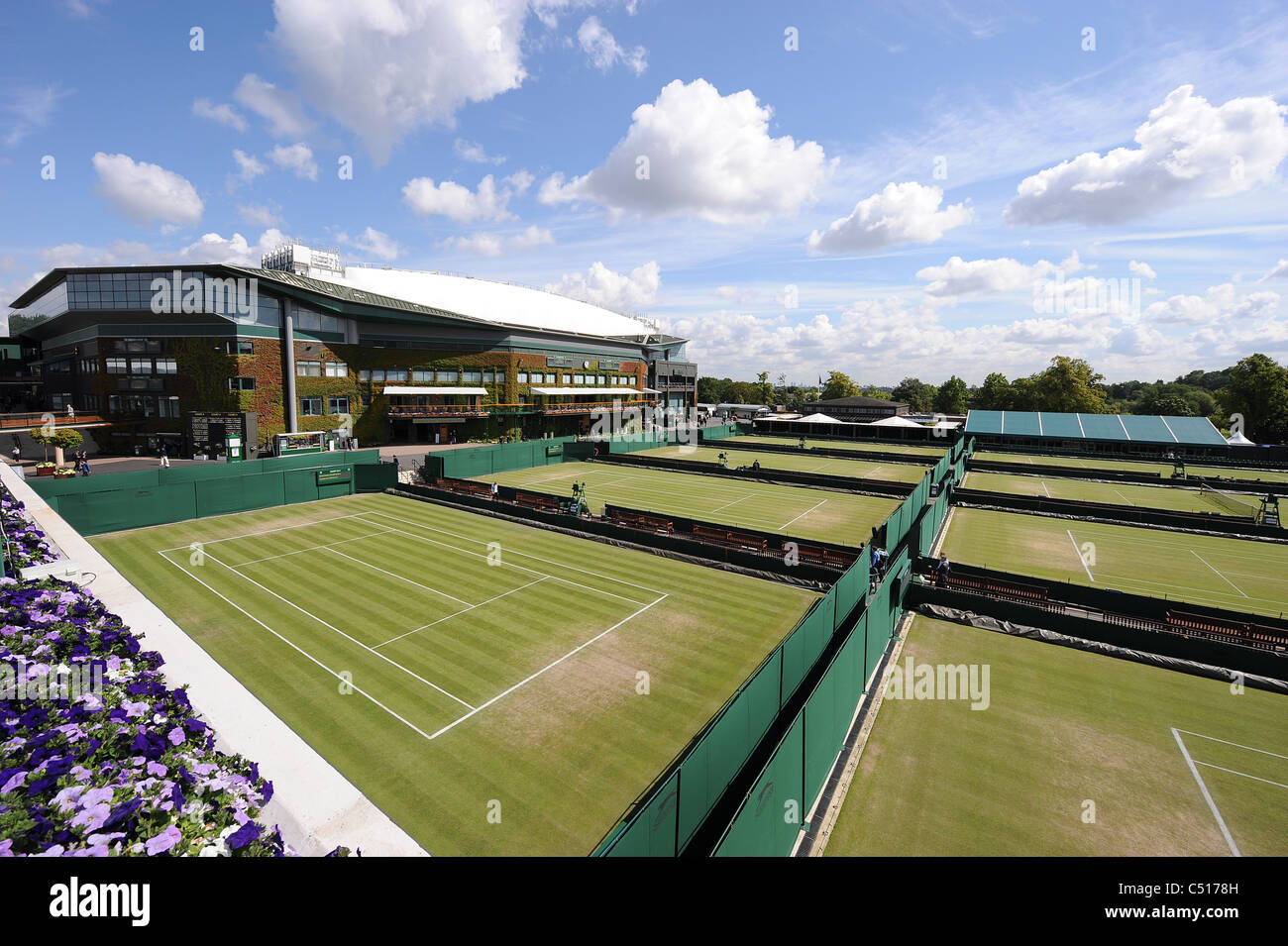 VIEW OF CENTRE COURT WIMBLEDON CHAMPIONSHIPS 2011 WIMBLEDON
