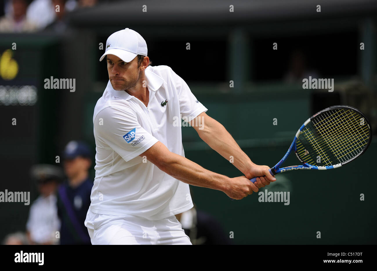 ANDY RODDICK USA USA WIMBLEDON LAWN TENNIS CLUB WIMBLEDON ENGLAND 24 ...