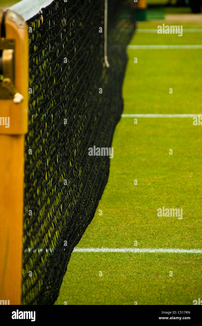 Detail of a tennis court at Wimbledon Stock Photo Alamy