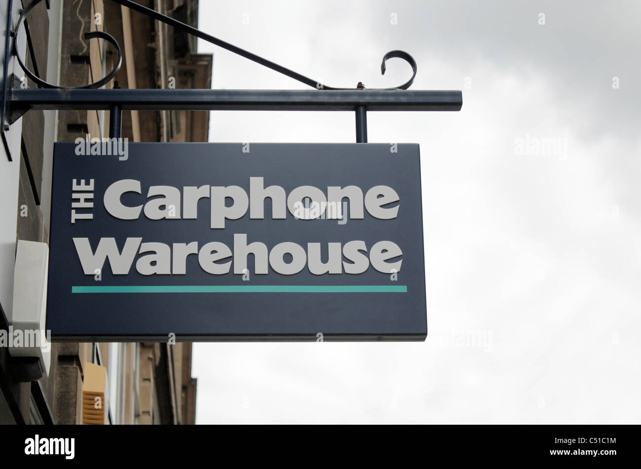 Carphone Warehouse sign outside shop Stock Photo