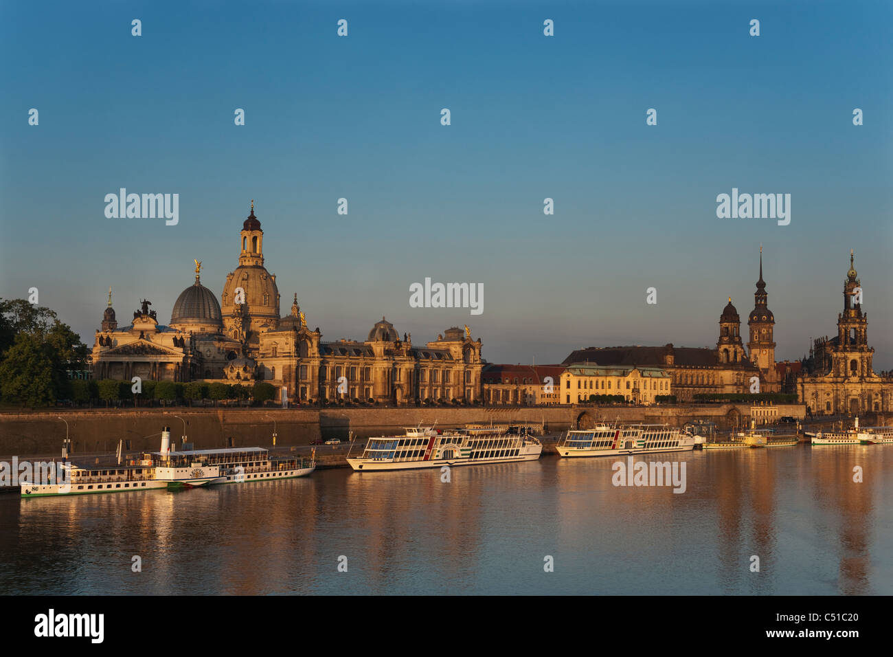 Dresden am Morgen | Dresden in the morning Stock Photo