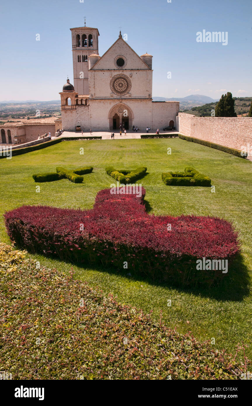 The Basilica of San Francesco in Assisi, Italy Stock Photo Alamy