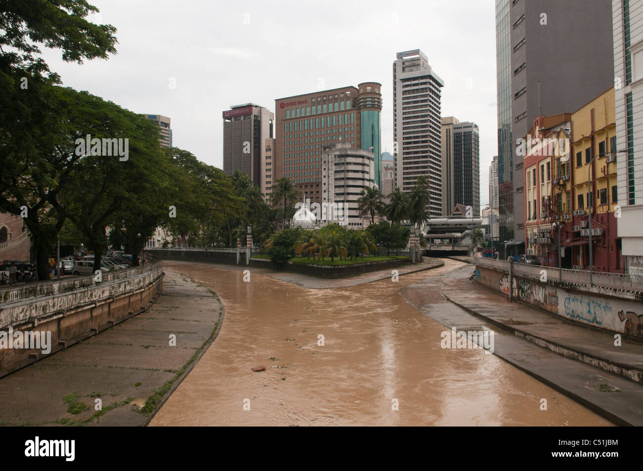 views along the Klang River in Kuala Lumpur, Malaysia Stock Photo - Alamy