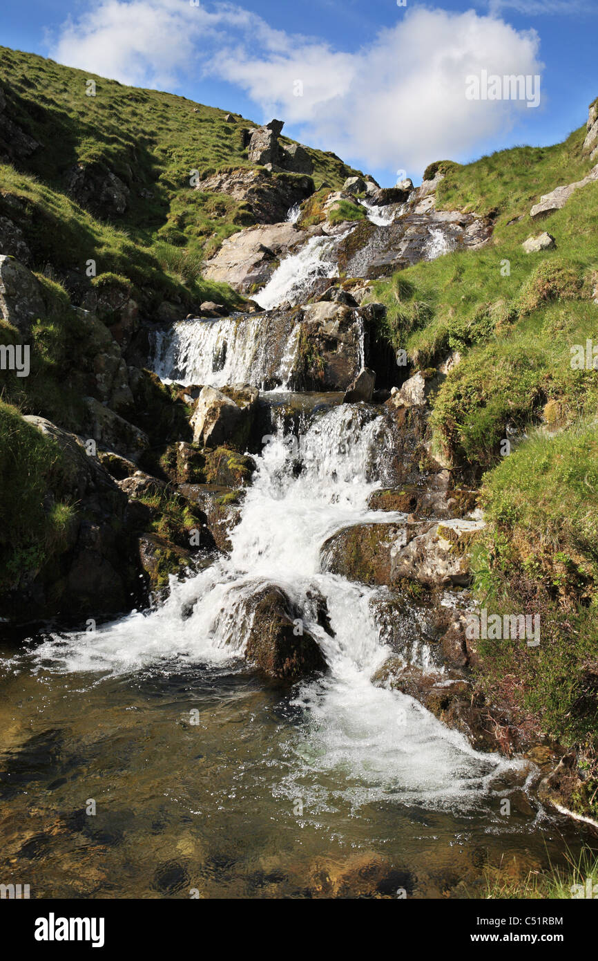 Cautley Spout waterfall in the Howgills Cumbria England UK Stock Photo
