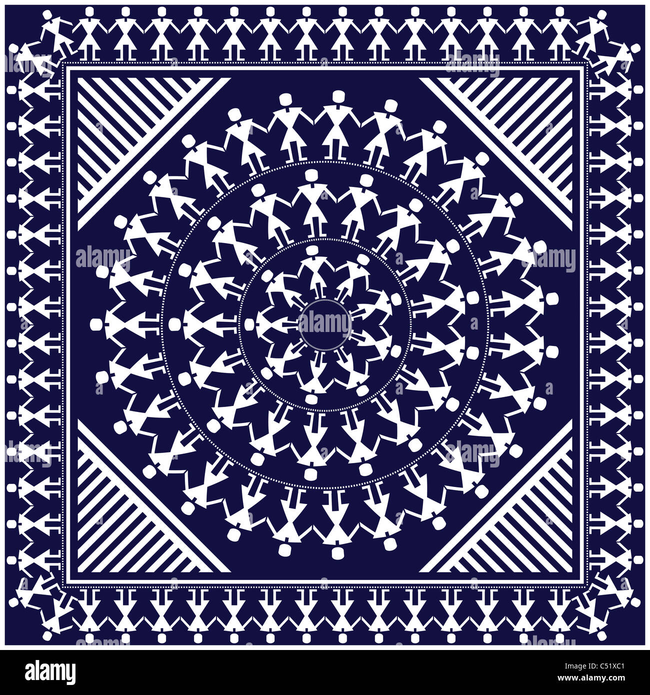 Traditional bandana design Stock Photo Alamy