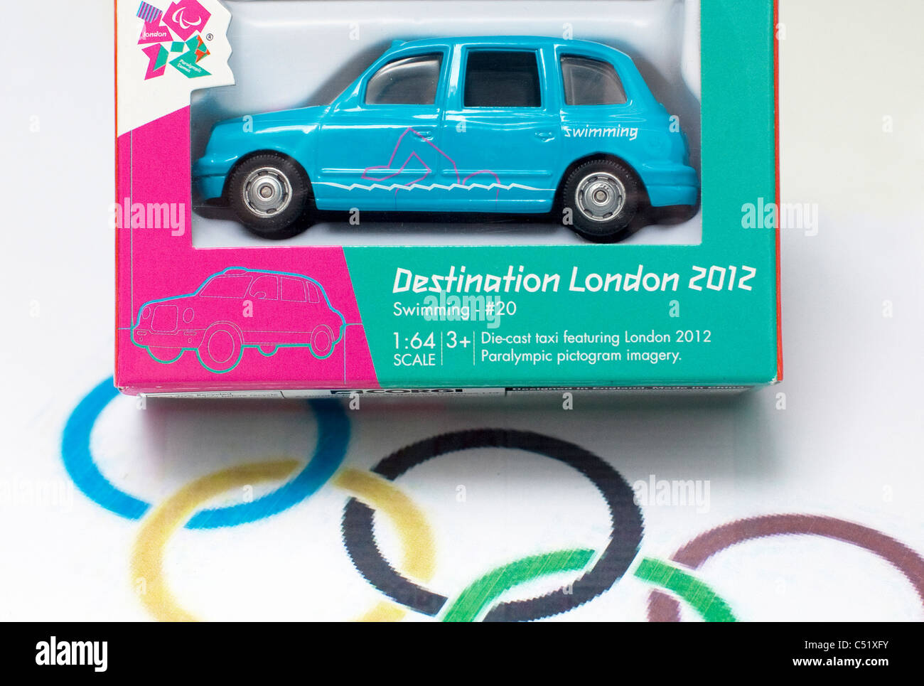 CORGI Olympic Games Destination London 2012 #10 TENNIS, Die-cast Model TAXI
