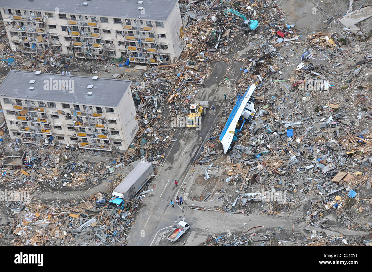 Japan earthquake damage hi-res stock photography and images - Alamy