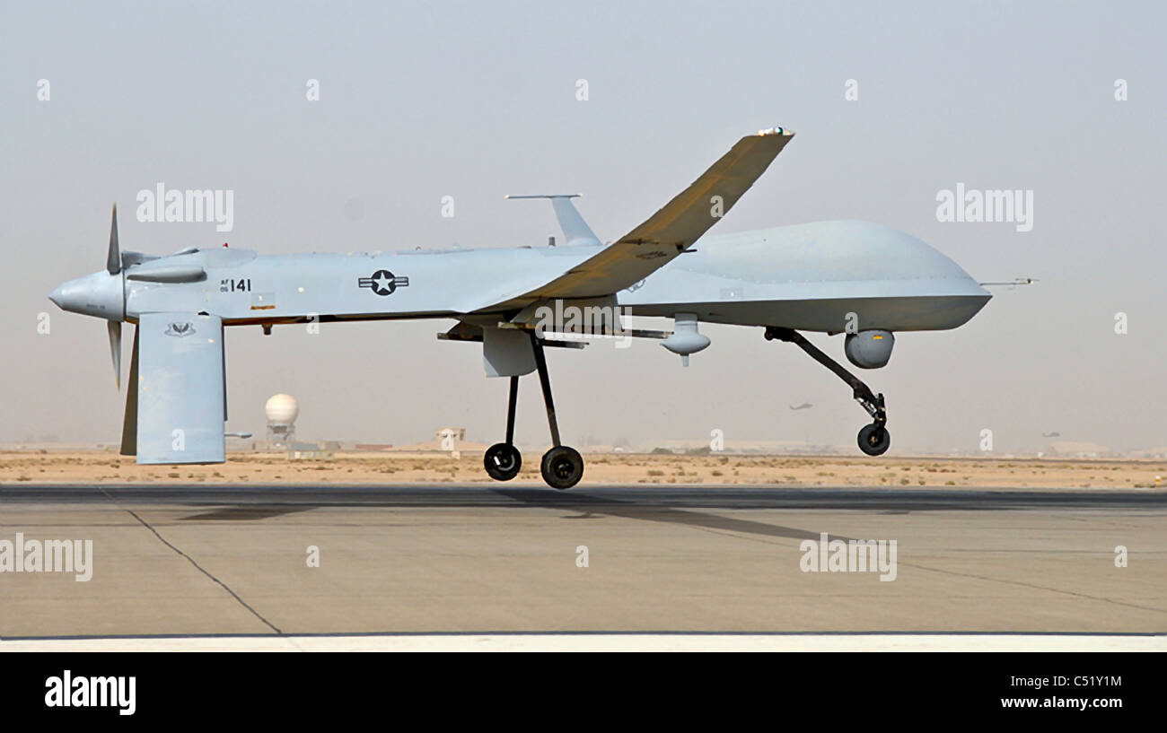 An MQ-1B Predator drone from Balad Air Base, Photo - Alamy