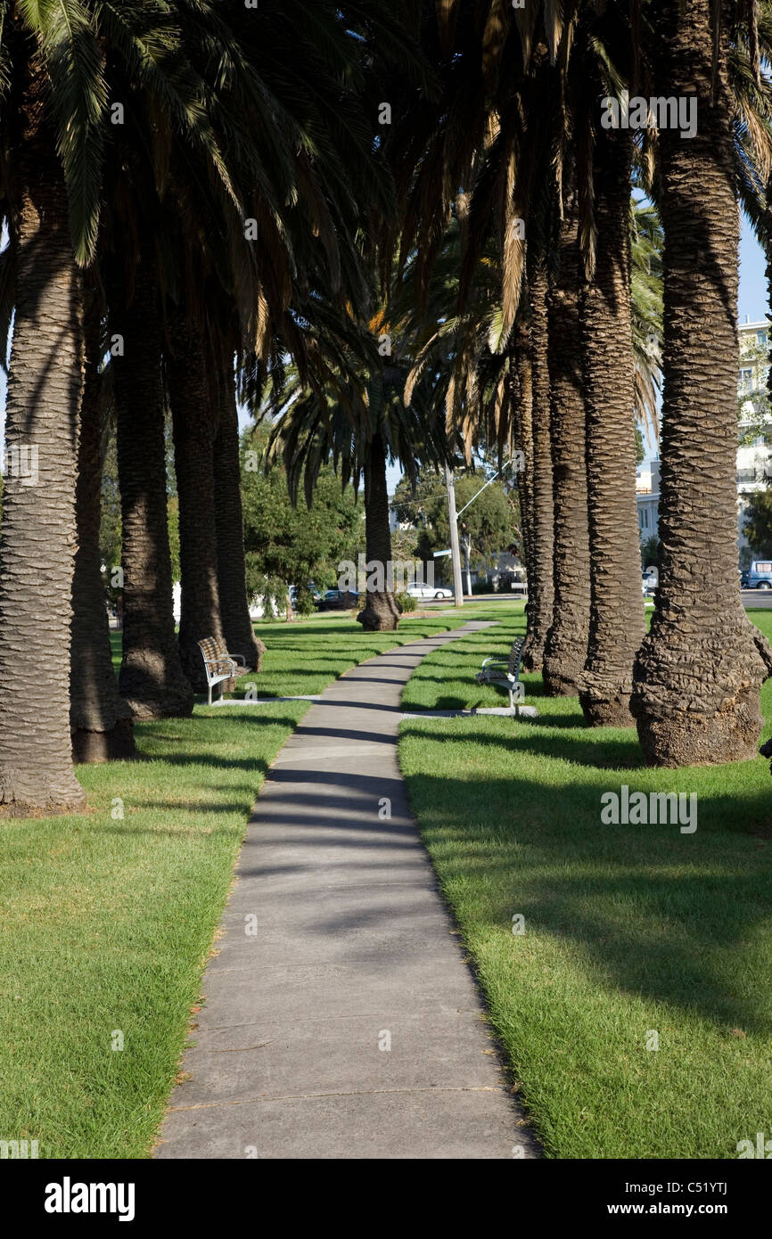 Edwards Park in Port Melbourne Stock Photo Alamy