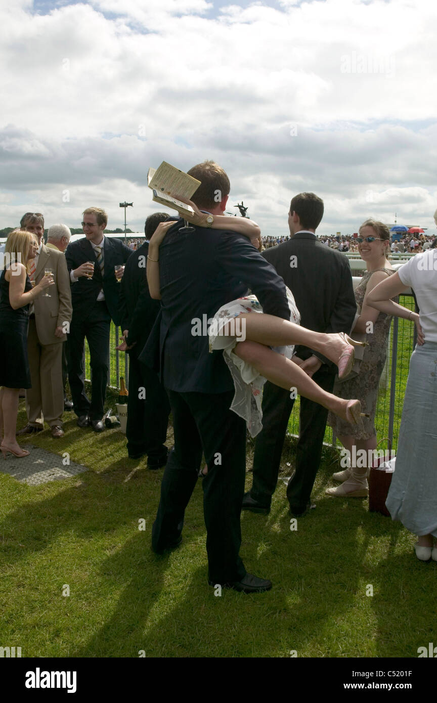 Race day for Royal Ascot when it was located at York during the