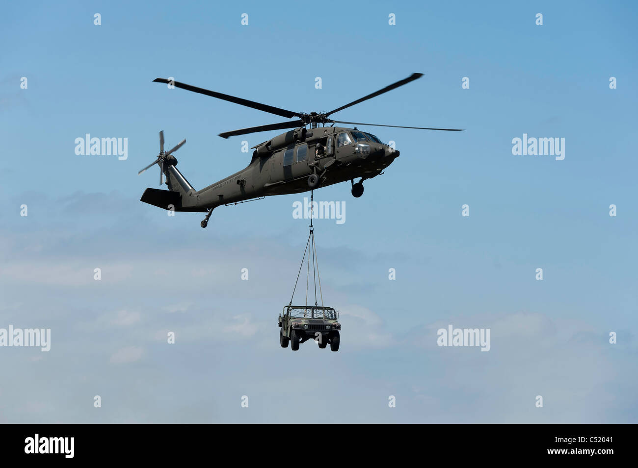 Blackhawk helicopters Stock Photo