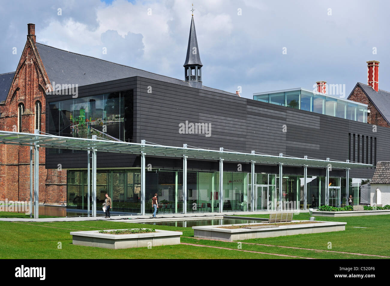 STAM, the Ghent city museum and chapel of the Bijloke abbey, Belgium