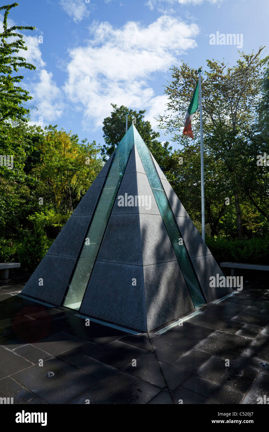 The Memorial to the Defence Forces by Brian King, Merrion Square Park, Dublin City, Ireland Stock Photo