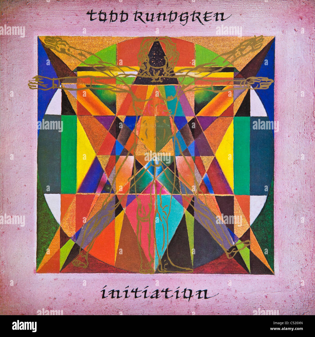 Cover of vinyl album Initiation by Todd Rungren released 1975 on Bearsville Records Stock Photo