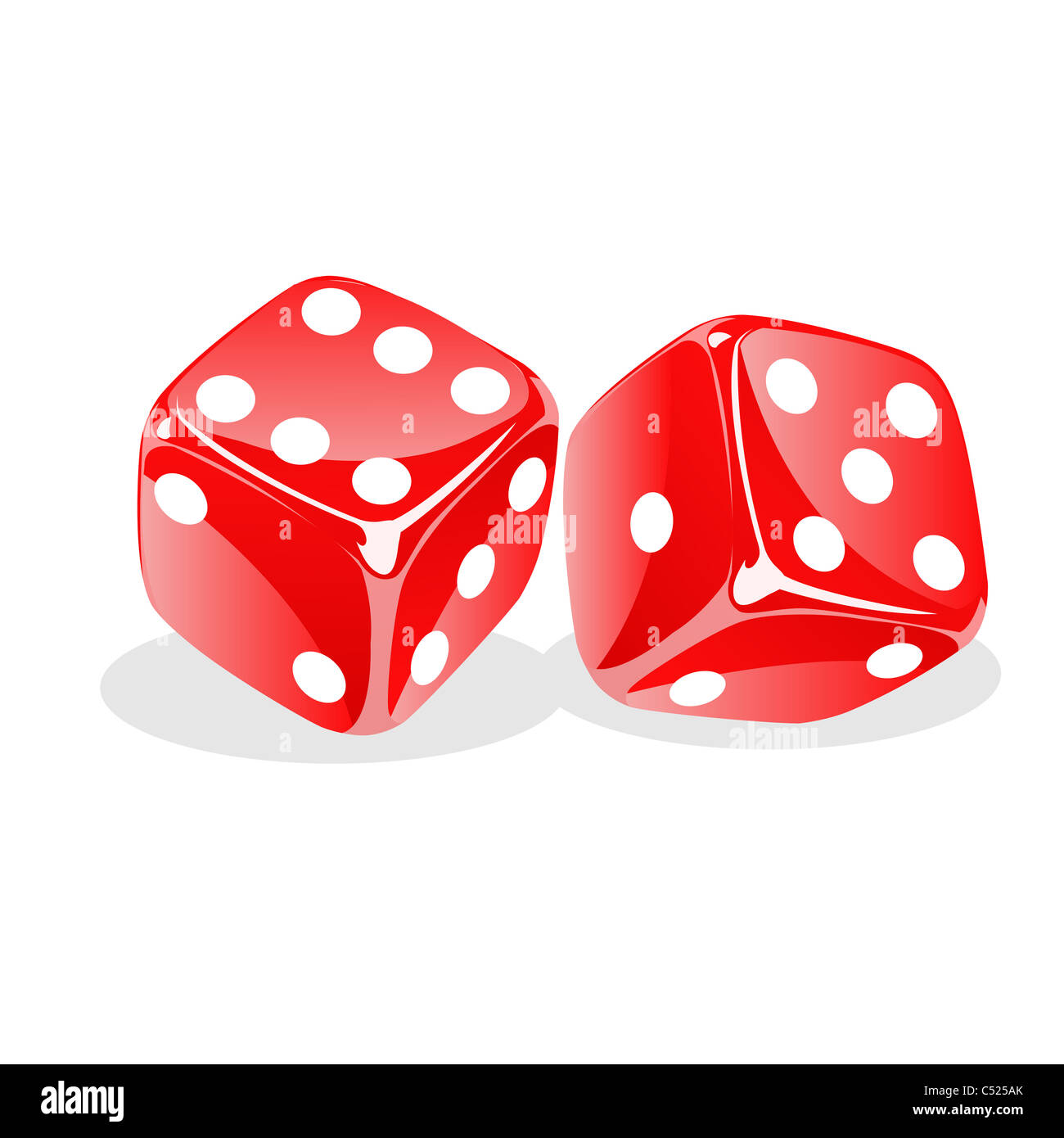 The Dice Roller 2 Dice - PowerPoint Template for Probability and Games