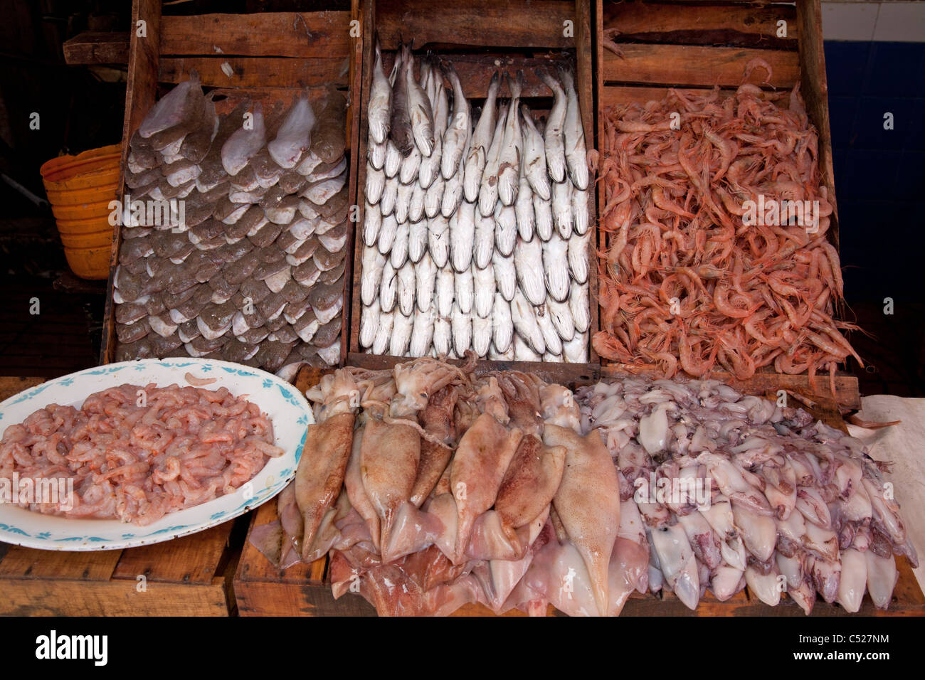 Fish market Essaouira Stock Photo Alamy