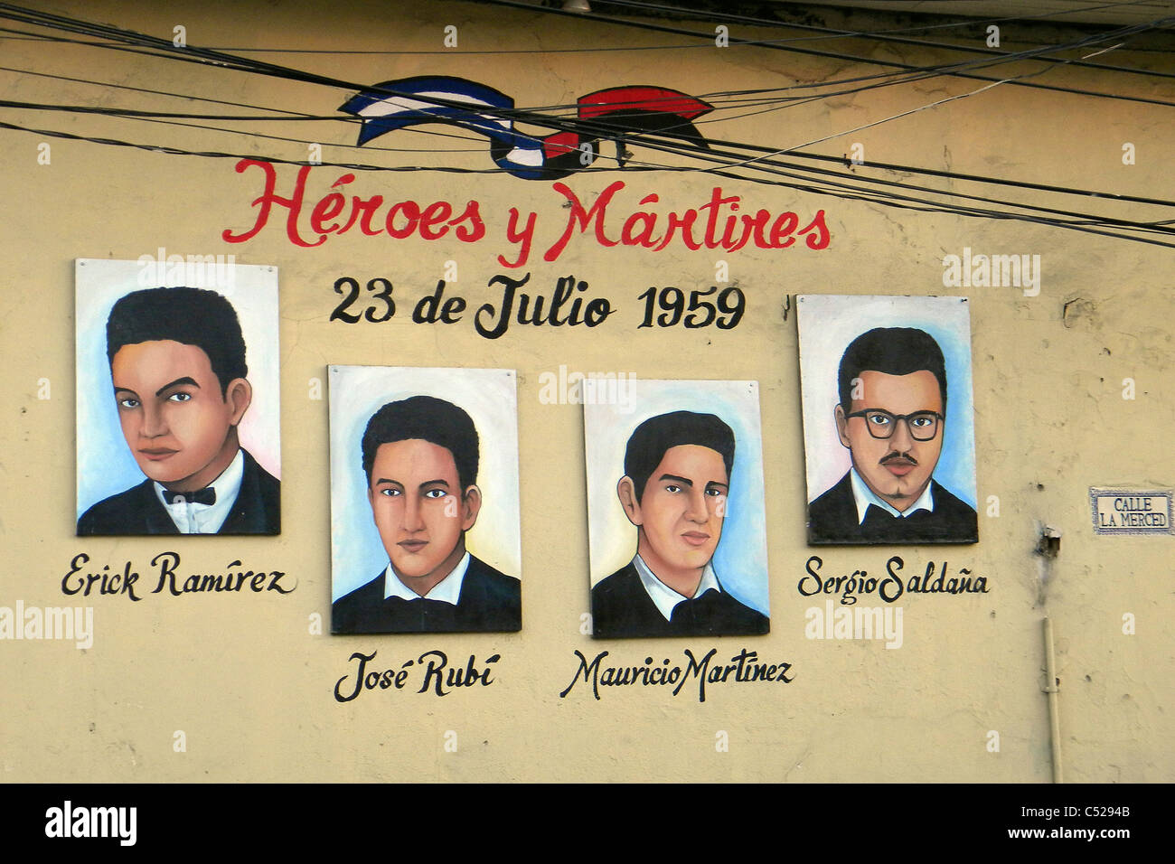 Local heroes, Granada, Nicaragua Stock Photo