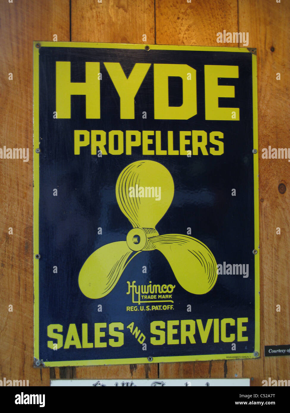 Hyde propellers sales and service Stock Photo