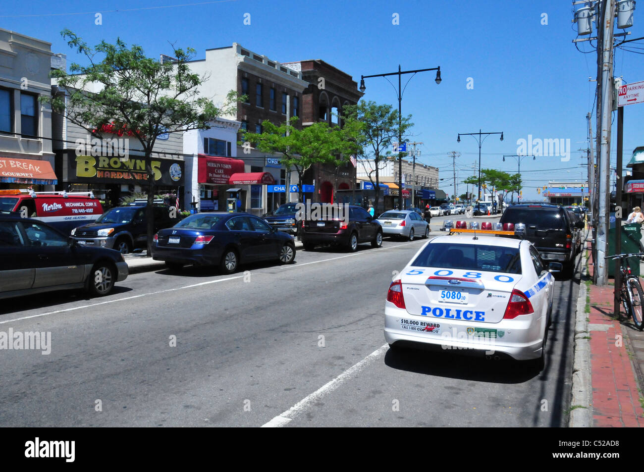 Rockaway Beach police car Stock Photo Alamy