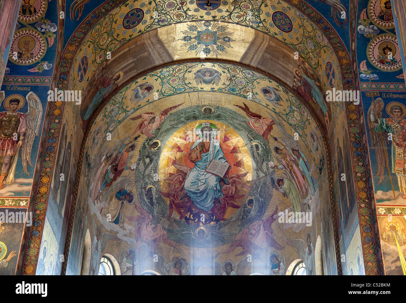 Church of the spilt blood, St Petersburg Russia - interior 10 Stock Photo