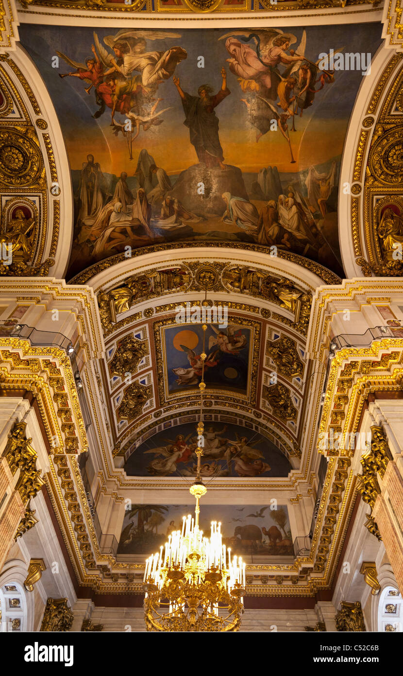 Saint Isaac's Cathedral, St. Petersburg Russia – interior 9 Stock Photo