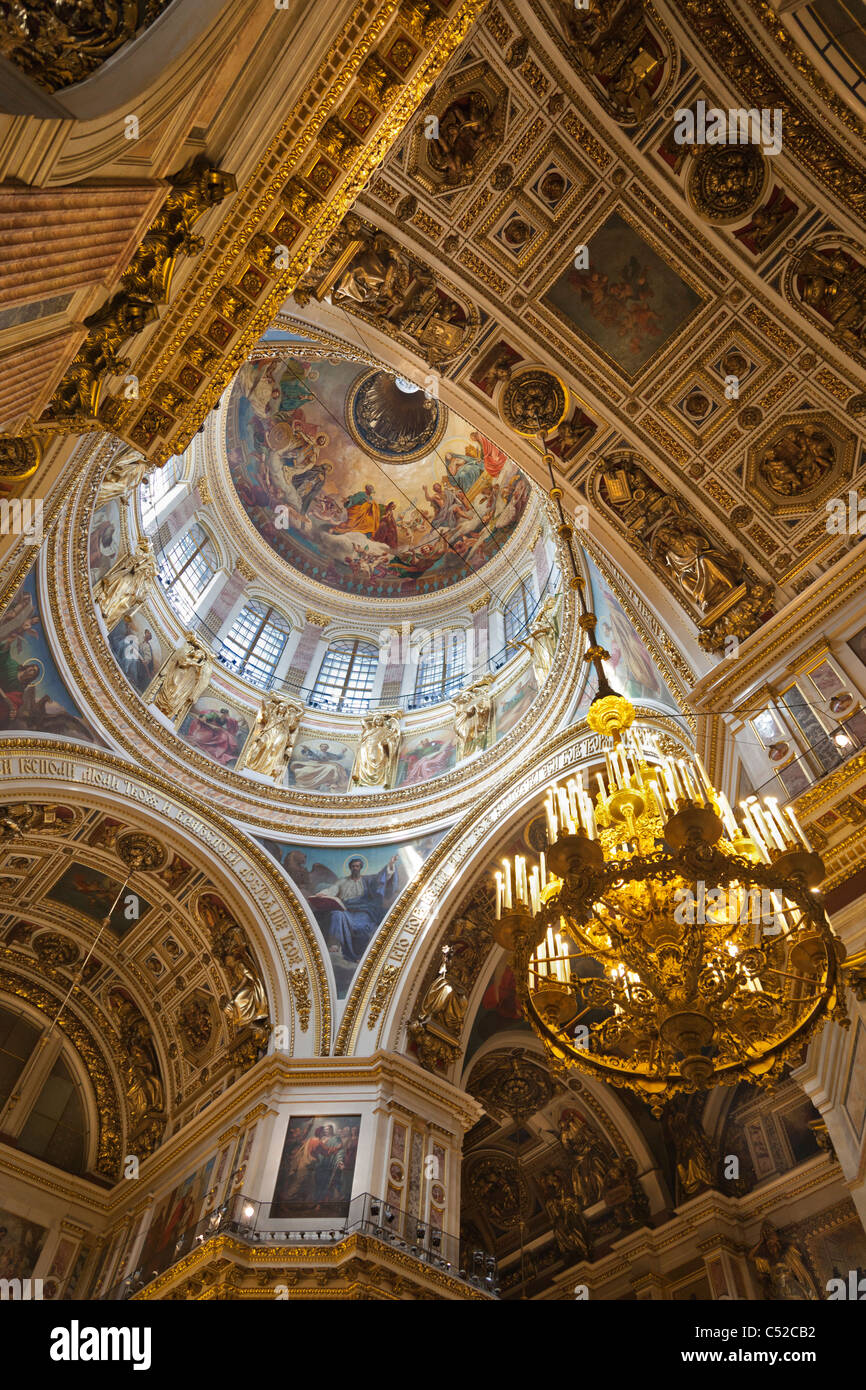 Saint Isaac's Cathedral, St. Petersburg Russia – interior 2 Stock Photo