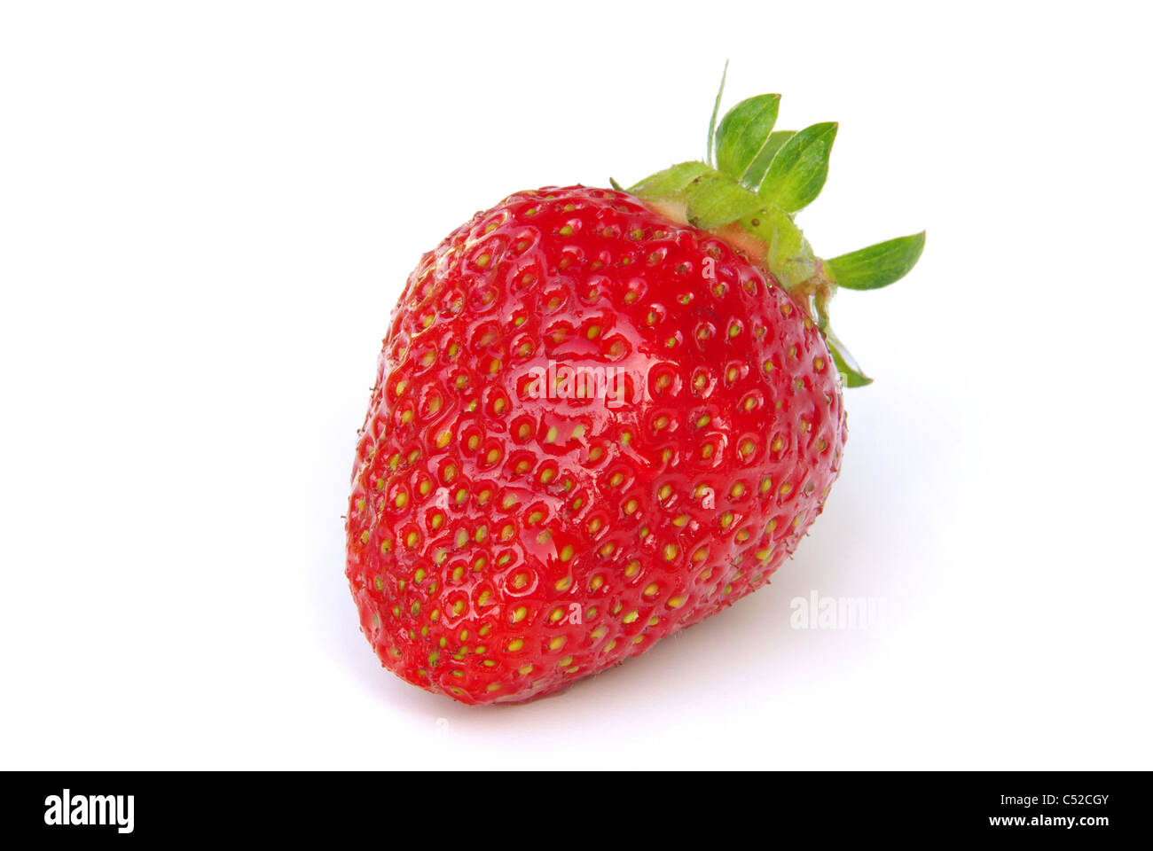 Erdbeere freigestellt - strawberry isolated 01 Stock Photo