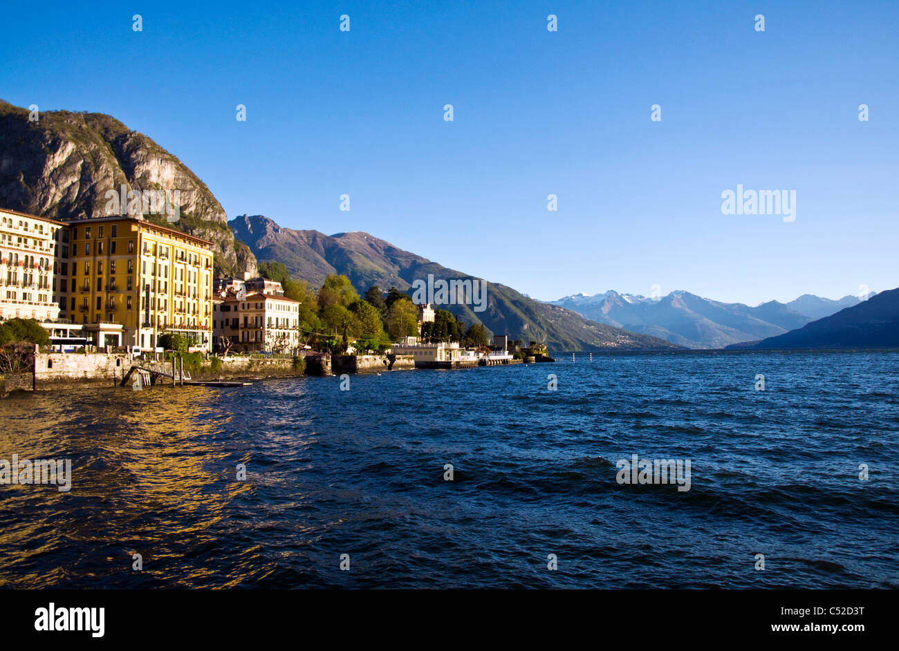 Tremezzo Lake Como Stock Photo